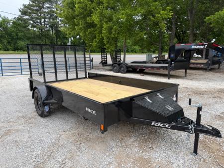 New 2026 Rice Trailers 12' X 82  Single Stealth Utility Trailer
