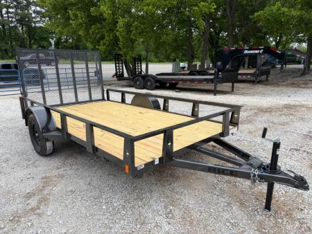 New 2026 Rice Trailers 12' X 76  Single Utility Utility Trailer