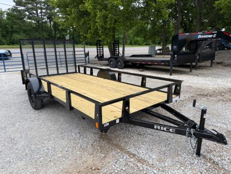 New 2026 Rice Trailers 14' X 76  Single Utility Utility Trailer