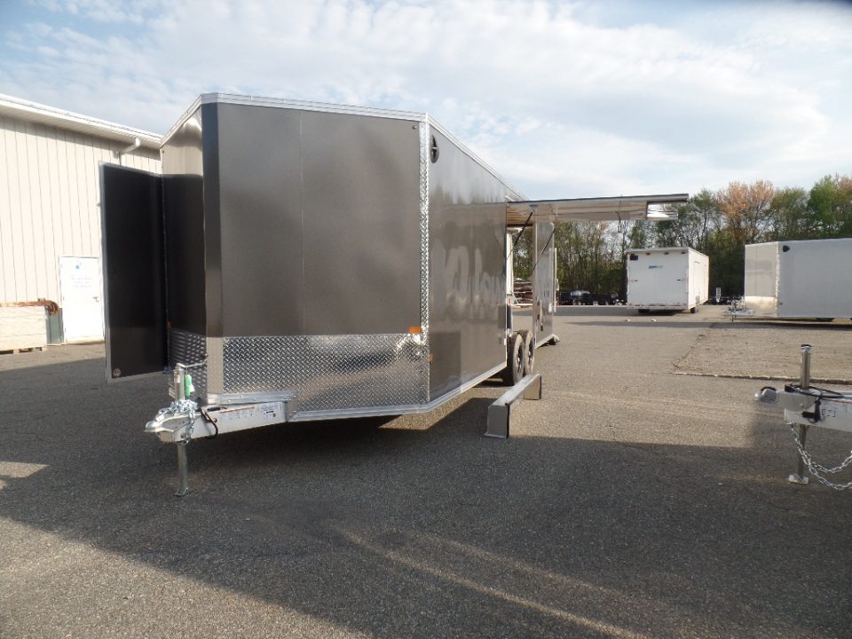 New 2027 ALCOM 8.5X24 Enclosed Car Trailer / XLT Model Car Hauler