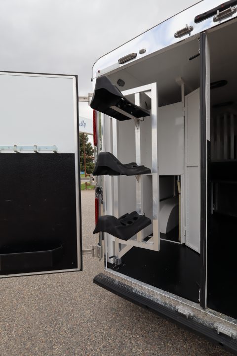 Used 2017 Bison Trailers 3 Horse LQ Trailer