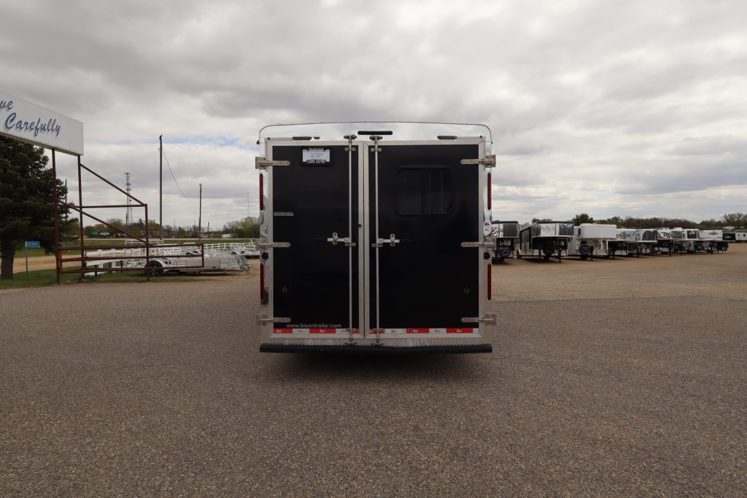 Used 2017 Bison Trailers 3 Horse LQ Trailer