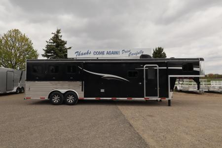 Used 2017 Bison Trailers 3 Horse LQ Trailer
