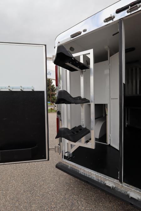 Used 2017 Bison Trailers 3 Horse LQ Trailer