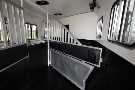 Used 2017 Bison Trailers 3 Horse LQ Trailer