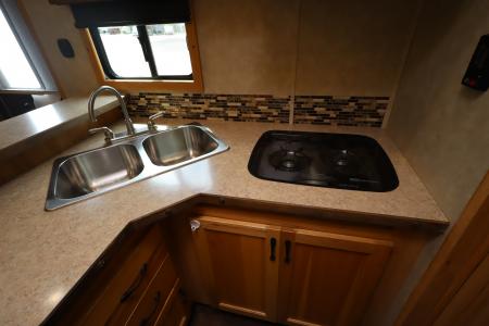 Used 2017 Bison Trailers 3 Horse LQ Trailer