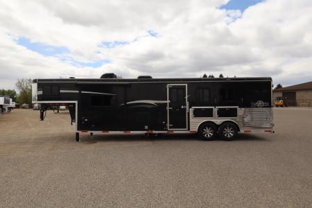 Used 2017 Bison Trailers 3 Horse LQ Trailer
