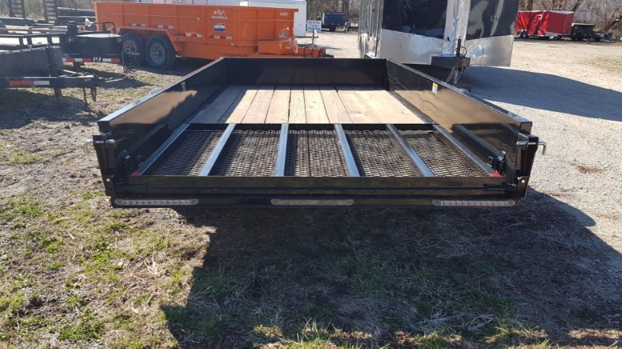 Used 2023 Trailerman 76" x 12 Steel High Side 3K Utility Trailer