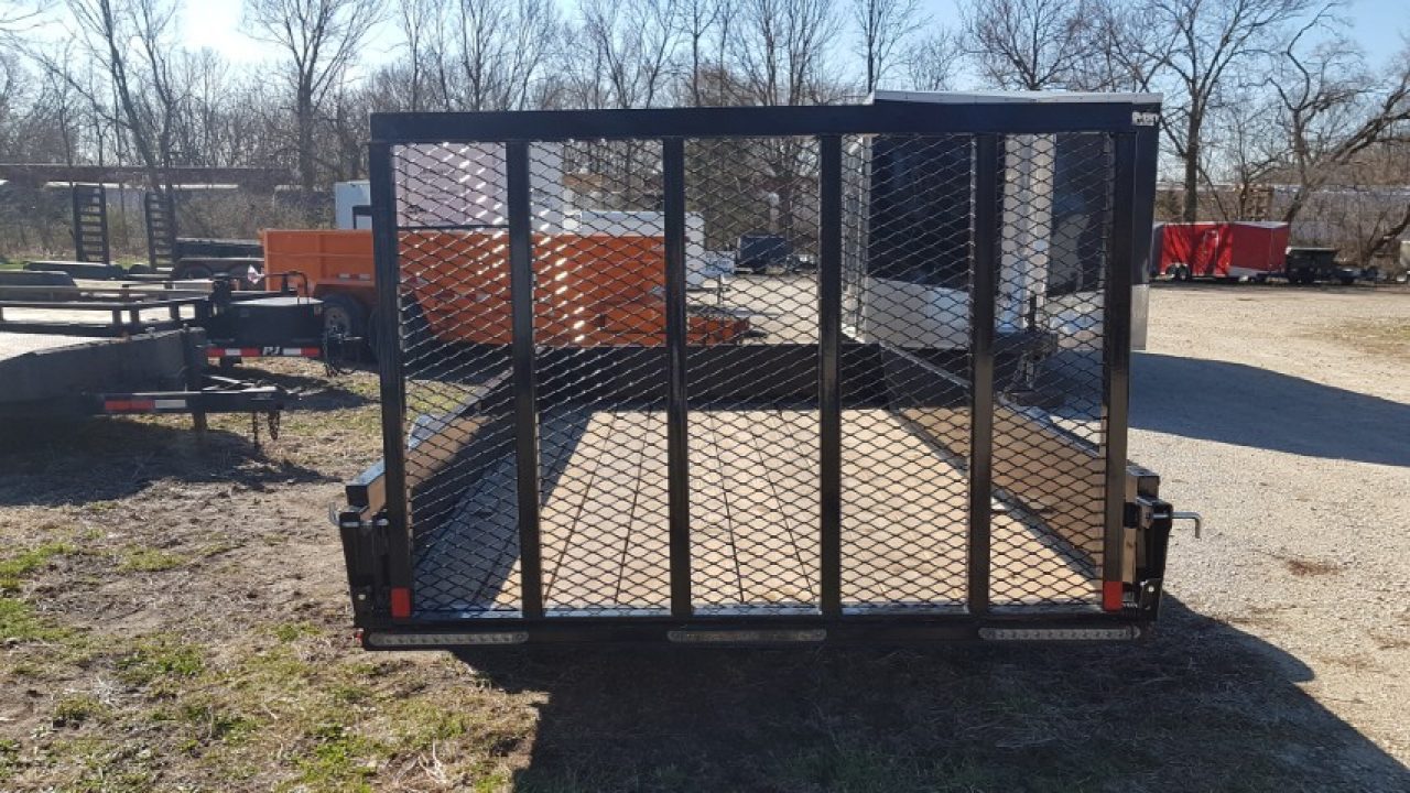 Used 2023 Trailerman 76" x 12 Steel High Side 3K Utility Trailer