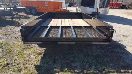 Used 2023 Trailerman 76" x 12 Steel High Side 3K Utility Trailer