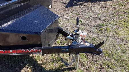 Used 2023 Trailerman 76" x 12 Steel High Side 3K Utility Trailer