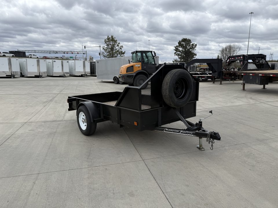 Used 2002 Chaparral 5x10 Flatbed Trailer