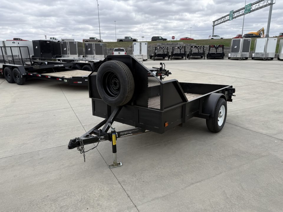 Used 2002 Chaparral 5x10 Flatbed Trailer