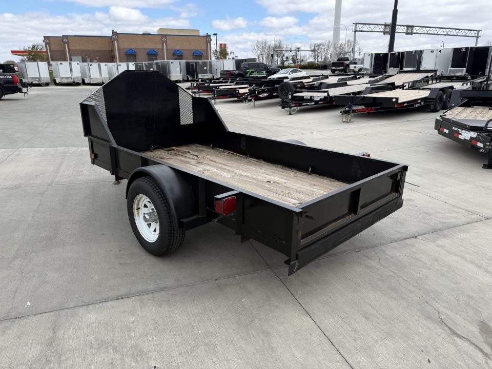 Used 2002 Chaparral 5x10 Flatbed Trailer