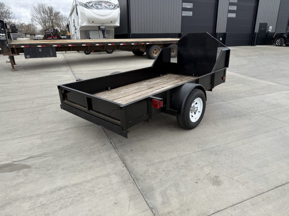 Used 2002 Chaparral 5x10 Flatbed Trailer