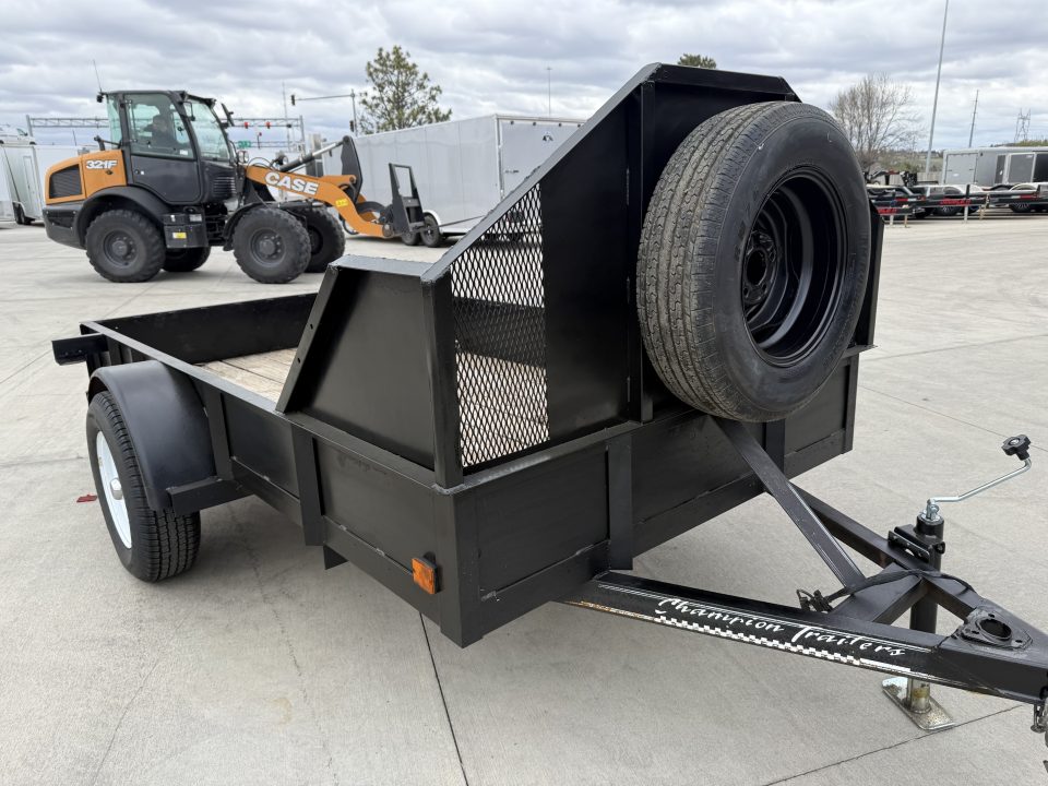 Used 2002 Chaparral 5x10 Flatbed Trailer
