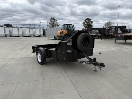 Used 2002 Chaparral 5x10 Flatbed Trailer