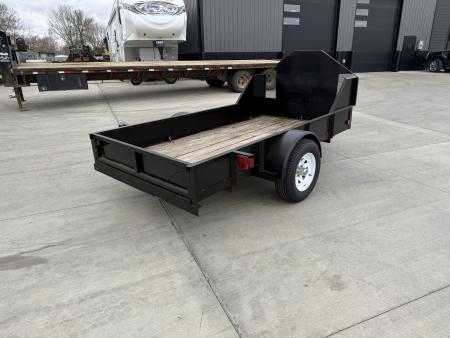 Used 2002 Chaparral 5x10 Flatbed Trailer