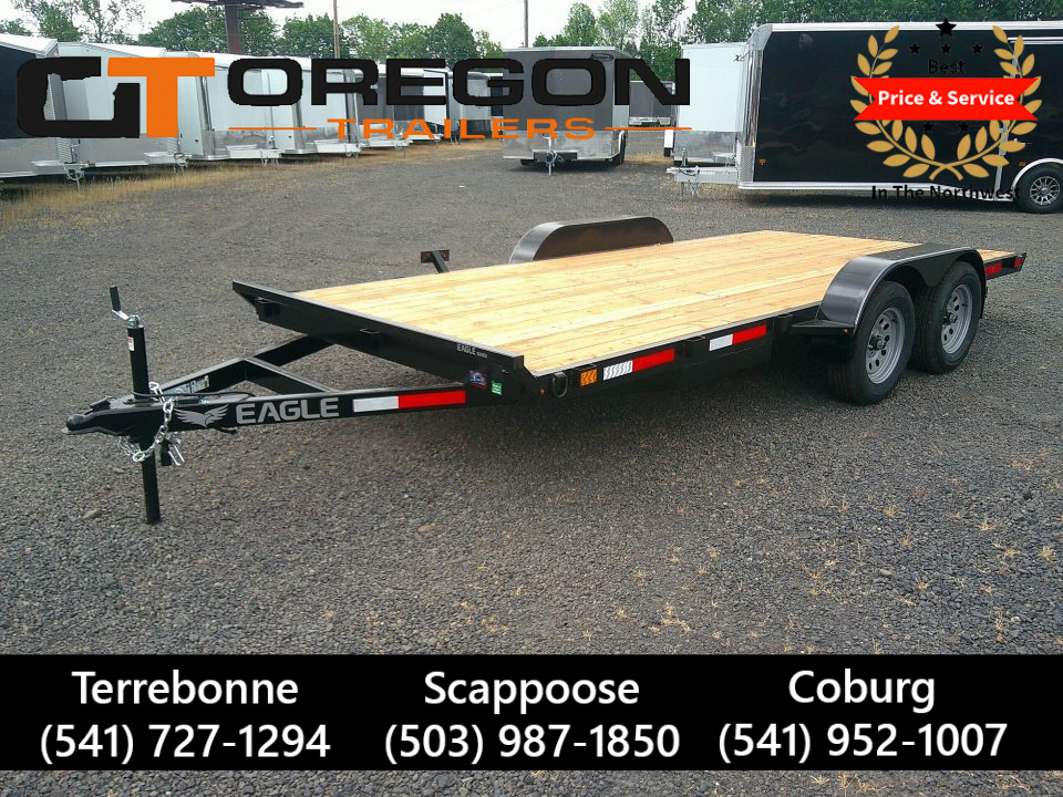 New 2026 Eagle 7x16 7K Flatbed Trailer