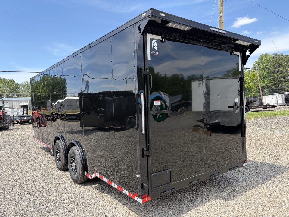 New 2026 Spartan 24' PRO SERIES Race Trailer, 12K GVWR, Polycor, Finished Race Interior, A/C