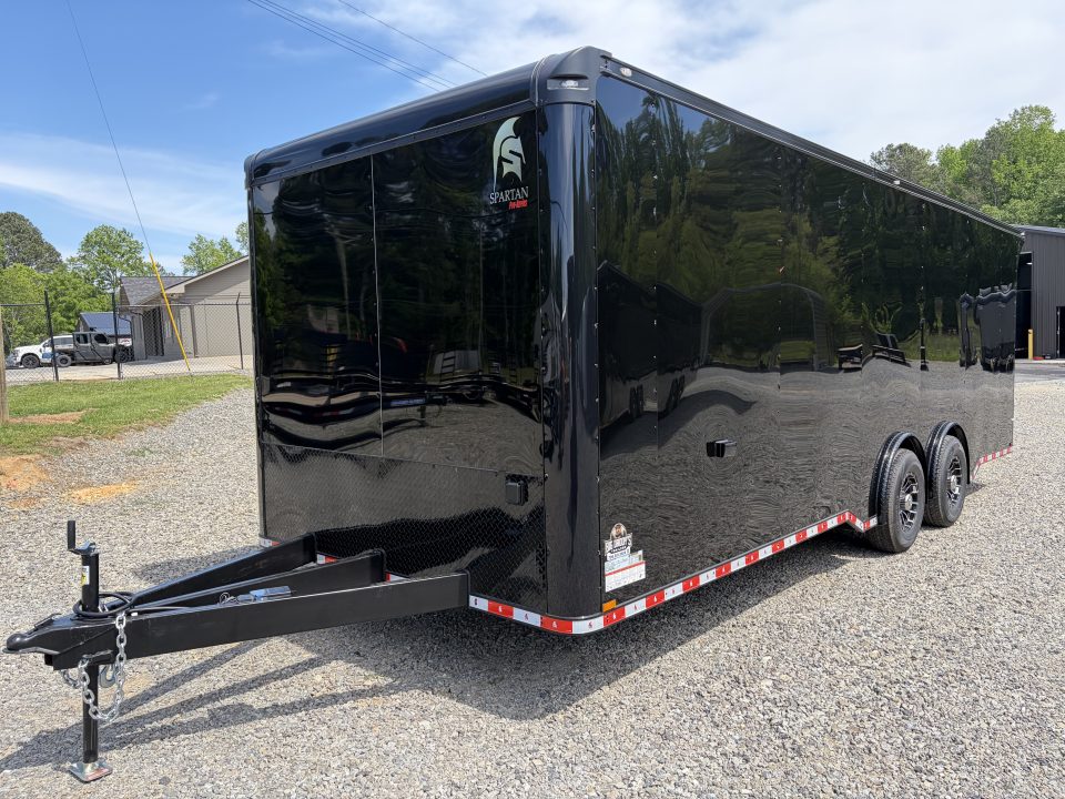 New 2026 Spartan 24' PRO SERIES Race Trailer, 12K GVWR, Polycor, Finished Race Interior, A/C