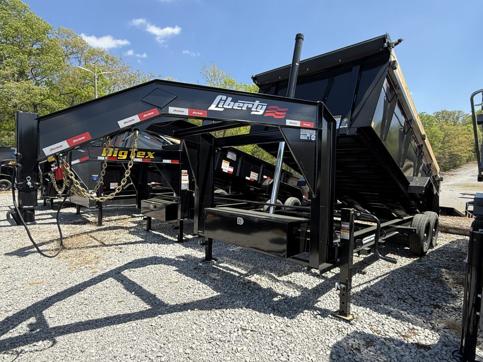 New 2026 Liberty LD14K 83X16 Gooseneck Dump Trailer, TELESCOPIC LIFT, 7 GAUGE FLOOR, 40” SIDES
