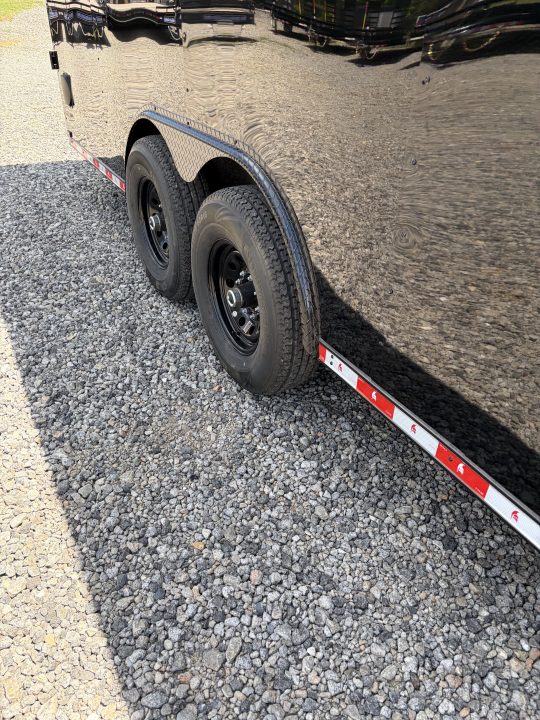 New 2026 Spartan Cargo 8.5x20 Enclosed Trailer, White PolyCor, BIG PKG, 14K GVWR, 7' Interior, 60" Triple Tube Tongue, StableDeck