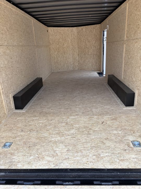 New 2026 Spartan Cargo 8.5x20 Enclosed Trailer, White PolyCor, BIG PKG, 14K GVWR, 7' Interior, 60" Triple Tube Tongue, StableDeck