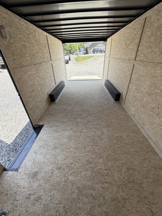 New 2026 Spartan Cargo 8.5x20 Enclosed Trailer, White PolyCor, BIG PKG, 14K GVWR, 7' Interior, 60" Triple Tube Tongue, StableDeck