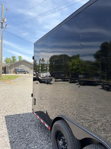 New 2026 Spartan Cargo 8.5x20 Enclosed Trailer, White PolyCor, BIG PKG, 14K GVWR, 7' Interior, 60" Triple Tube Tongue, StableDeck