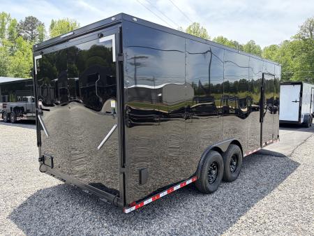 New 2026 Spartan Cargo 8.5x20 Enclosed Trailer, White PolyCor, BIG PKG, 14K GVWR, 7' Interior, 60" Triple Tube Tongue, StableDeck