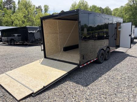 New 2026 Spartan Cargo 8.5x20 Enclosed Trailer, White PolyCor, BIG PKG, 14K GVWR, 7' Interior, 60" Triple Tube Tongue, StableDeck