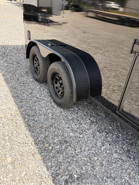 New 2026 Spartan 7X14 Enclosed Trailer, Pro-Series, 7K GVWR, Race Wing, 1 Piece Roof, 54" Triple Tube Tongue, Stabledeck