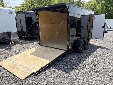 New 2026 Spartan 7X14 Enclosed Trailer, Pro-Series, 7K GVWR, Race Wing, 1 Piece Roof, 54" Triple Tube Tongue, Stabledeck