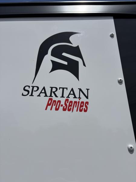 New 2026 Spartan 7X14 Enclosed Trailer, Pro-Series, 7K GVWR, Race Wing, 1 Piece Roof, 54" Triple Tube Tongue, Stabledeck
