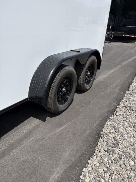 New 2026 Spartan 7X14 Enclosed Trailer, Pro-Series, 7K GVWR, Race Wing, 1 Piece Roof, 54" Triple Tube Tongue, Stabledeck