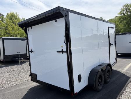 New 2026 Spartan 7X14 Enclosed Trailer, Pro-Series, 7K GVWR, Race Wing, 1 Piece Roof, 54" Triple Tube Tongue, Stabledeck