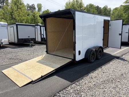 New 2026 Spartan 7X14 Enclosed Trailer, Pro-Series, 7K GVWR, Race Wing, 1 Piece Roof, 54" Triple Tube Tongue, Stabledeck