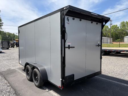 New 2026 Spartan 7X14 Enclosed Trailer, Pro-Series, 7K GVWR, Race Wing, 1 Piece Roof, 54" Triple Tube Tongue, Stabledeck