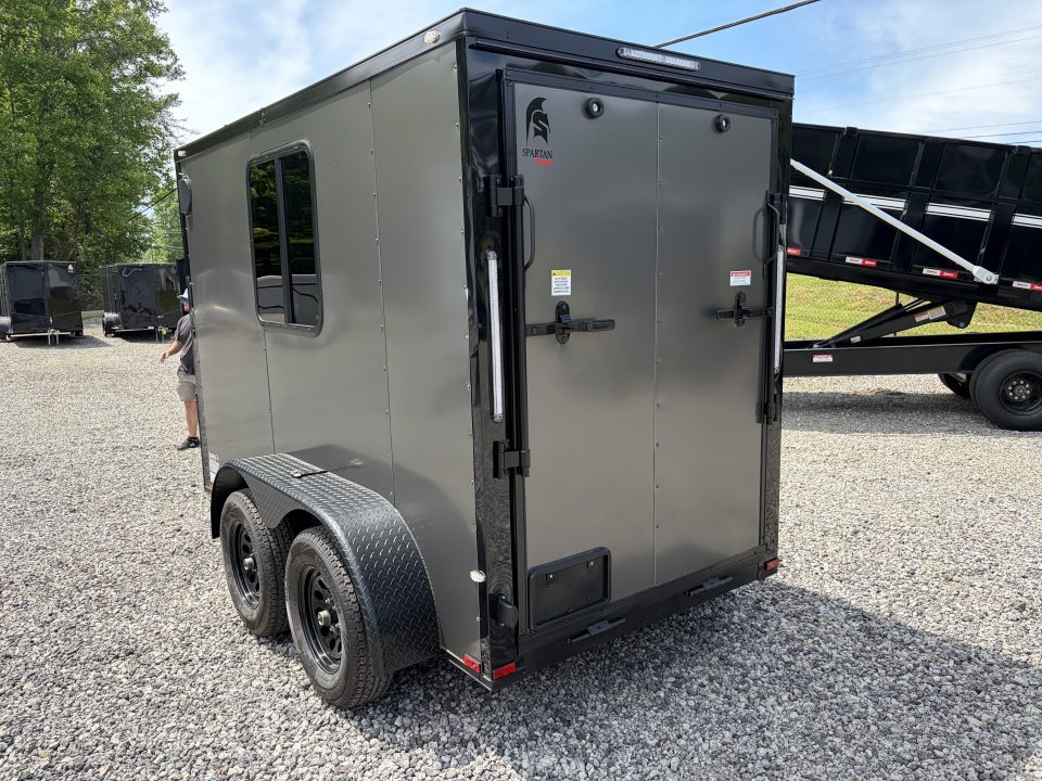 New 2026 Spartan Pro-Series 5X10 Custom Build, Windows, RV Door, E-Track, 30A Service, Tandem Axle With Brakes, Polycor, Stabledeck