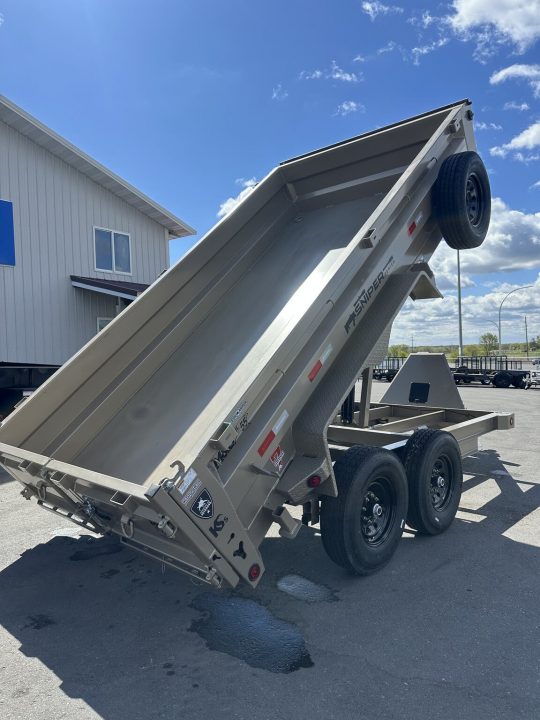 New DTB 83X14 14.9K DUMP TRAILER - SNIPER SERIES - TAN