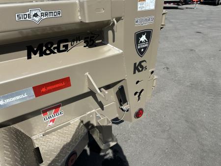 New DTB 83X14 14.9K DUMP TRAILER - SNIPER SERIES - TAN