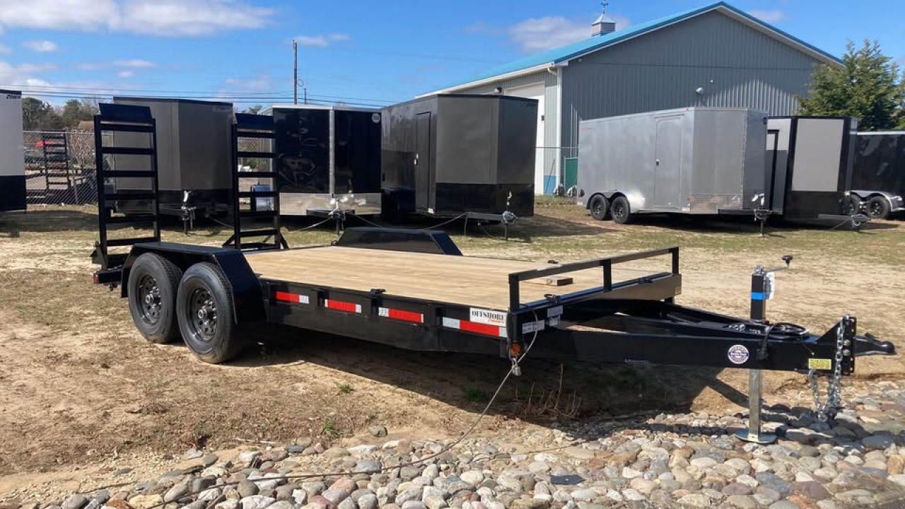 New 2026 Quality Steel and Aluminum 16' 14k gvwr Equipment Trailer