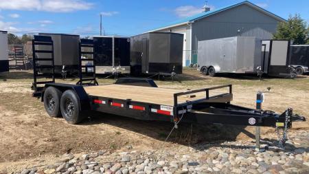 New 2026 Quality Steel and Aluminum 16' 14k gvwr Equipment Trailer