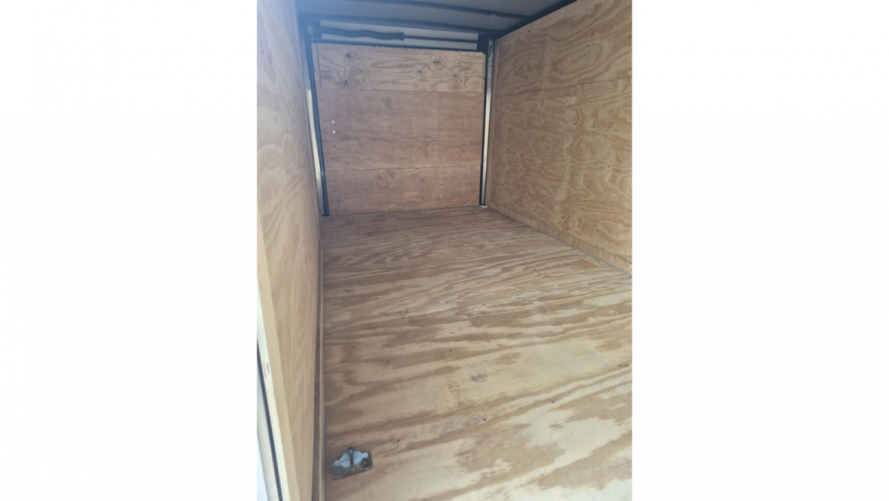 New 2026 Quality Cargo 7x16 Enclosed Trailer | Tandem Axle | Ramp Door | Tie Downs - White Cargo Trailer