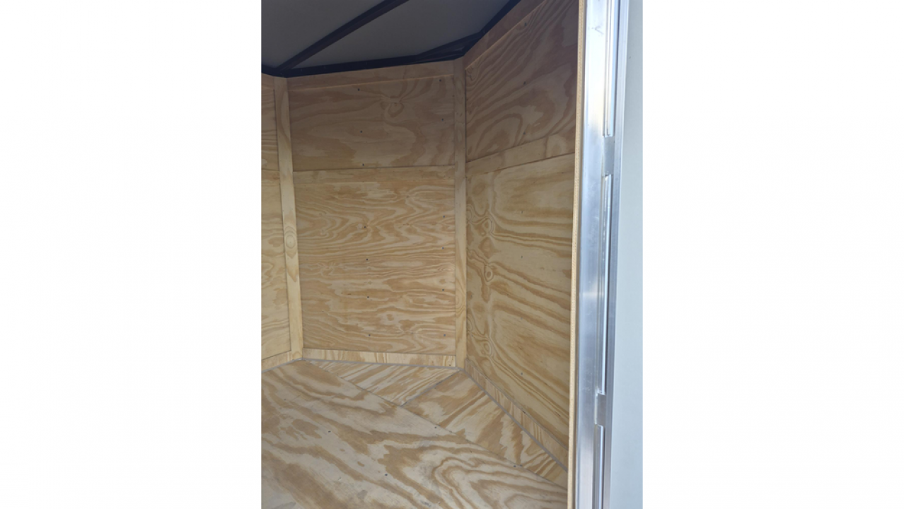 New 2026 Quality Cargo 7x16 Enclosed Trailer | Tandem Axle | Ramp Door | Tie Downs - White Cargo Trailer