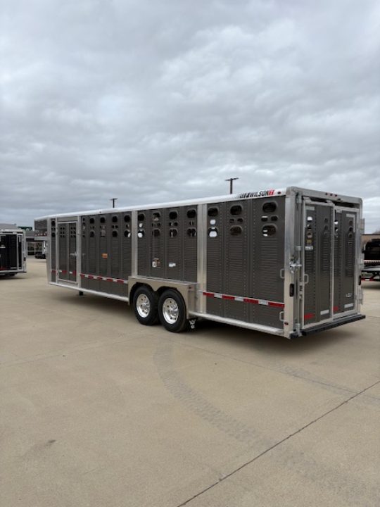 New 2027 Wilson 7x28 Stock Trailer 20,000lb GVWR
