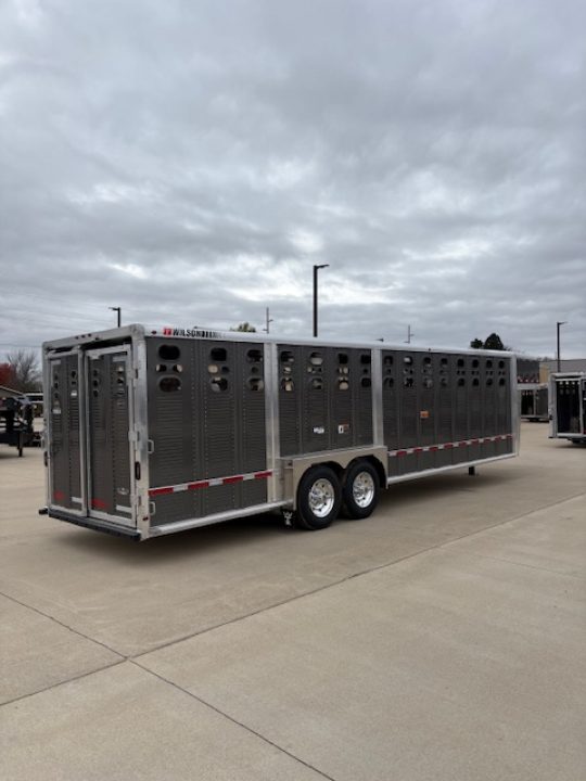 New 2027 Wilson 7x28 Stock Trailer 20,000lb GVWR