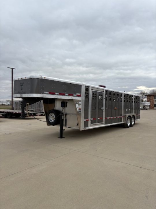 New 2027 Wilson 7x28 Stock Trailer 20,000lb GVWR
