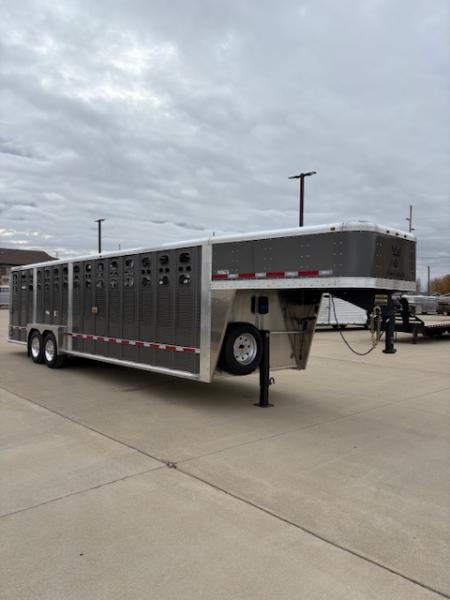 New 2027 Wilson 7x28 Stock Trailer 20,000lb GVWR